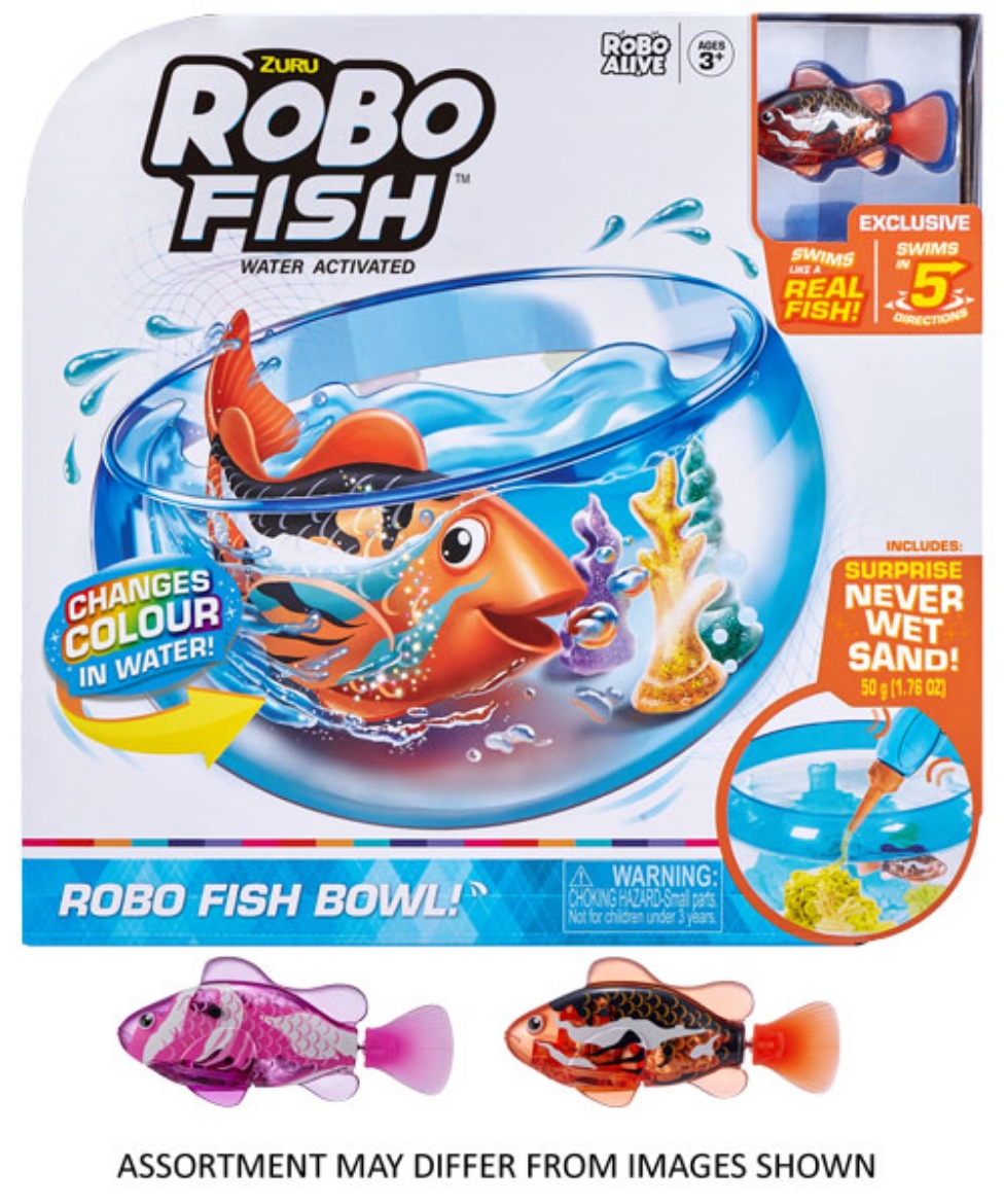 Picture of Zuru Robo Alive Fish Playset assorted