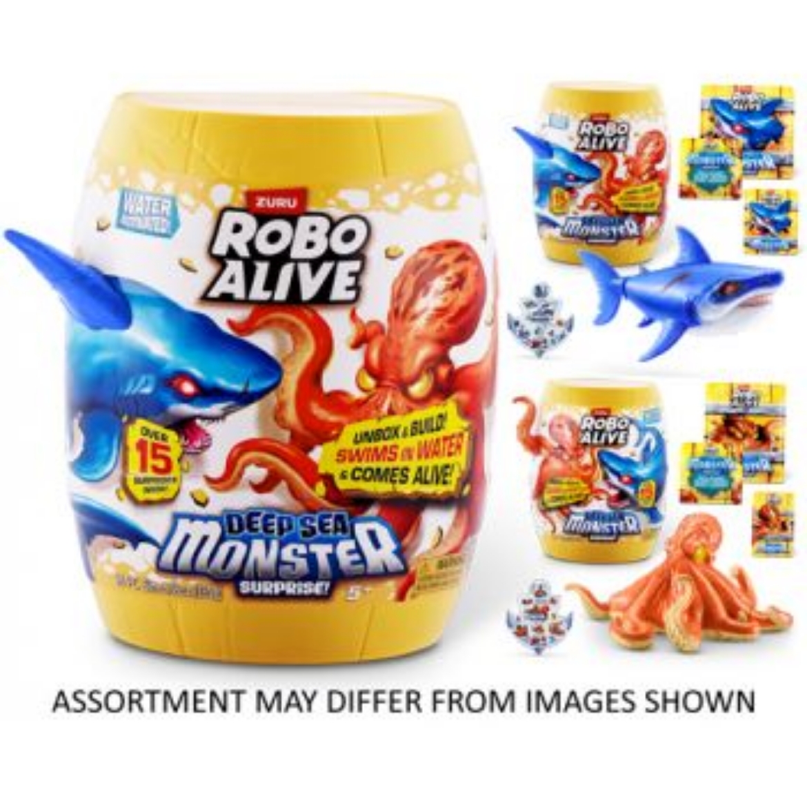 Picture of Zuru Robo Alive Deep Sea Monster Surprise assorted ( ONLY SOLD in Carton of 4 )