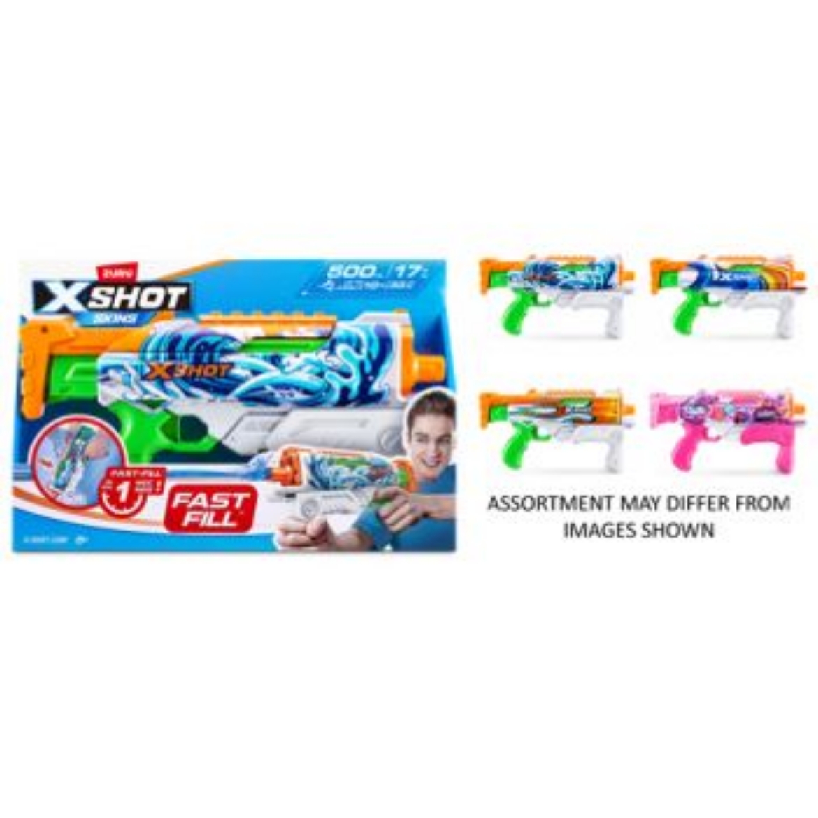 Picture of Zuru XSHOT Fast Fill Skins Water Gun - Hyperload Assorted