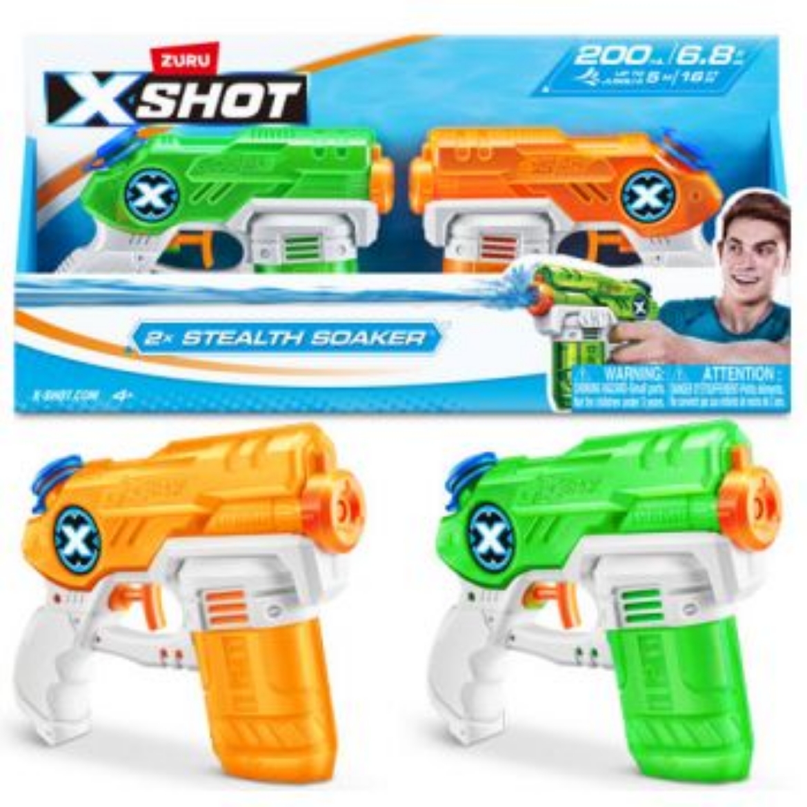 Picture of Zuru XSHOT Water Blaster - Stealth Soaker Twin Pack