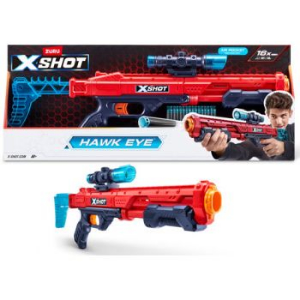 Picture of Zuru XSHOT Excel - Hawk Eye Dart Shooter with 16 Darts