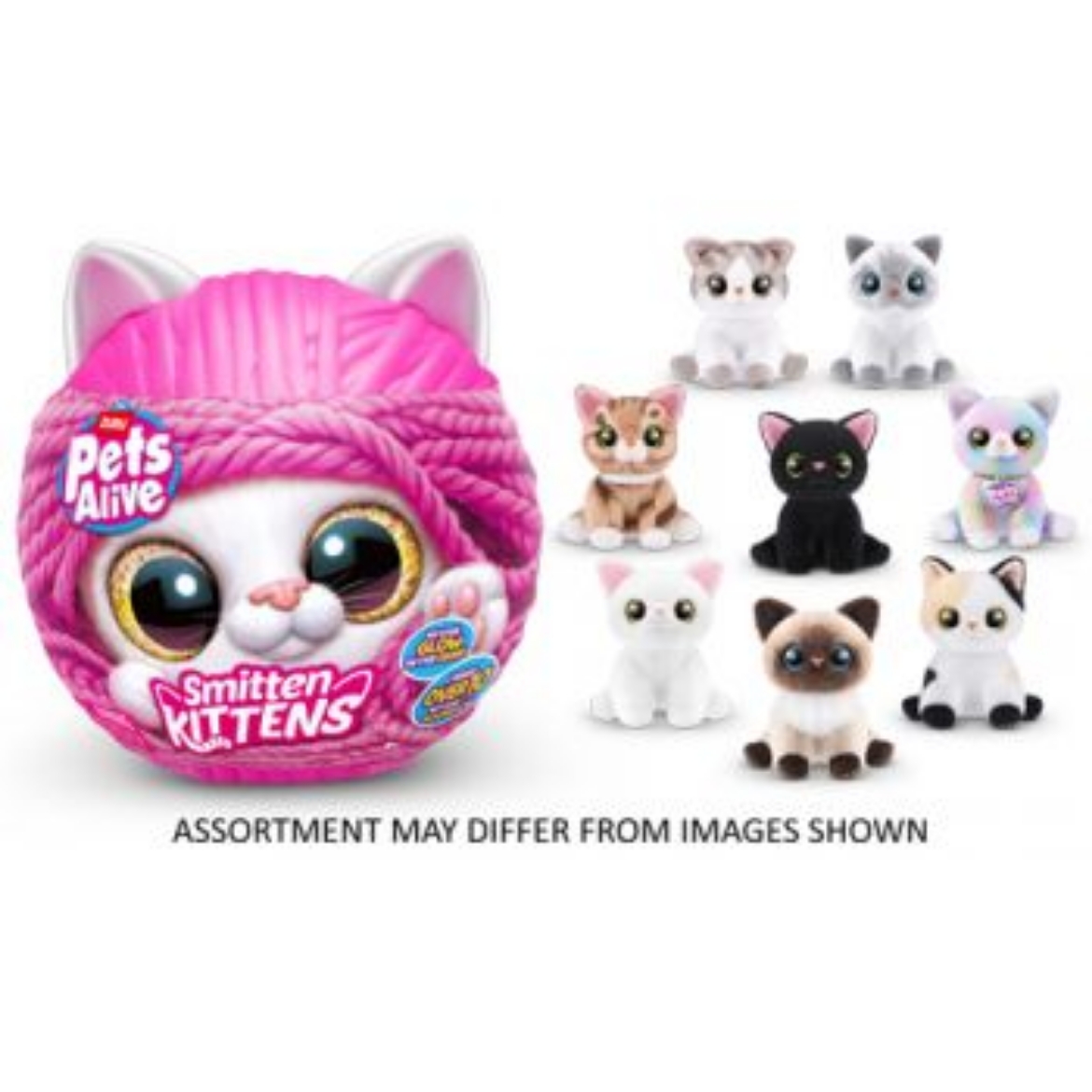 Picture of ZURU Pet's Alive Smitten Kitten's Interactive Plush assorted