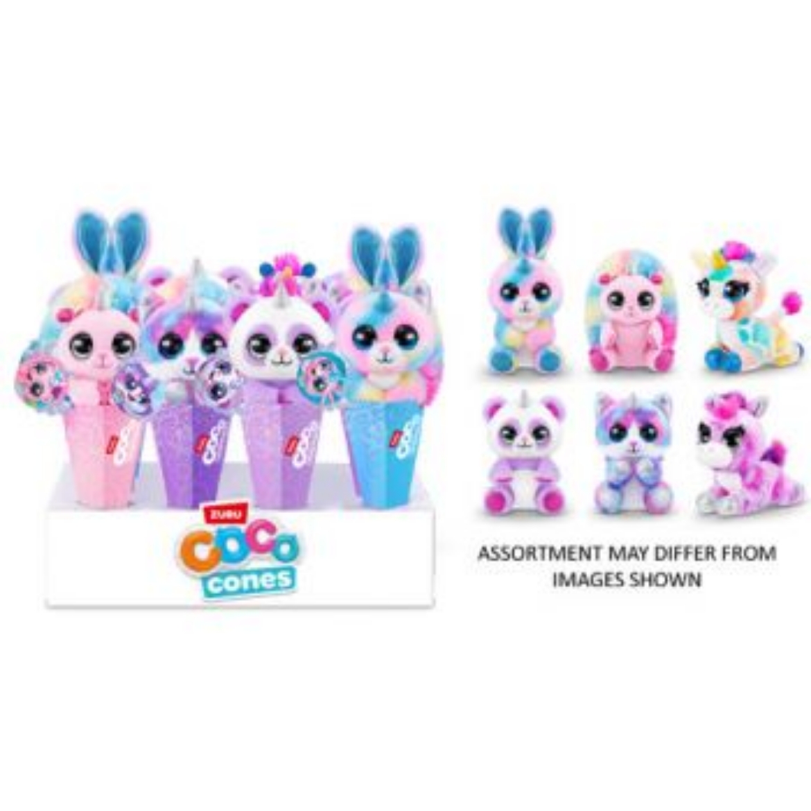 Picture of ZURU Coco Cones FANTASY assorted ( ONLY SOLD in Display of 12 )