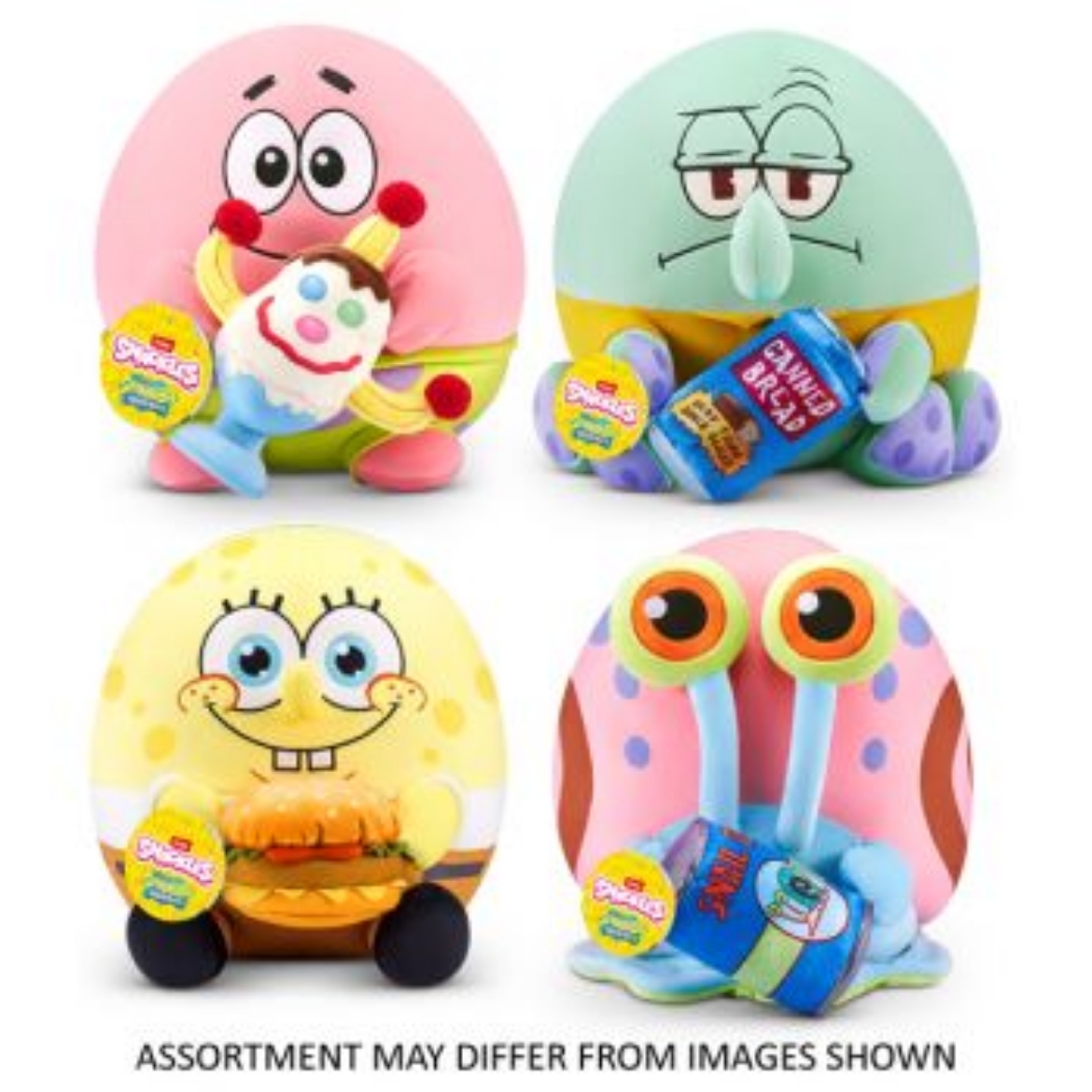 Picture of ZURU Snackles 14" Spongebob Squarepants  assorted ( ONLY SOLD in Carton of 6 )