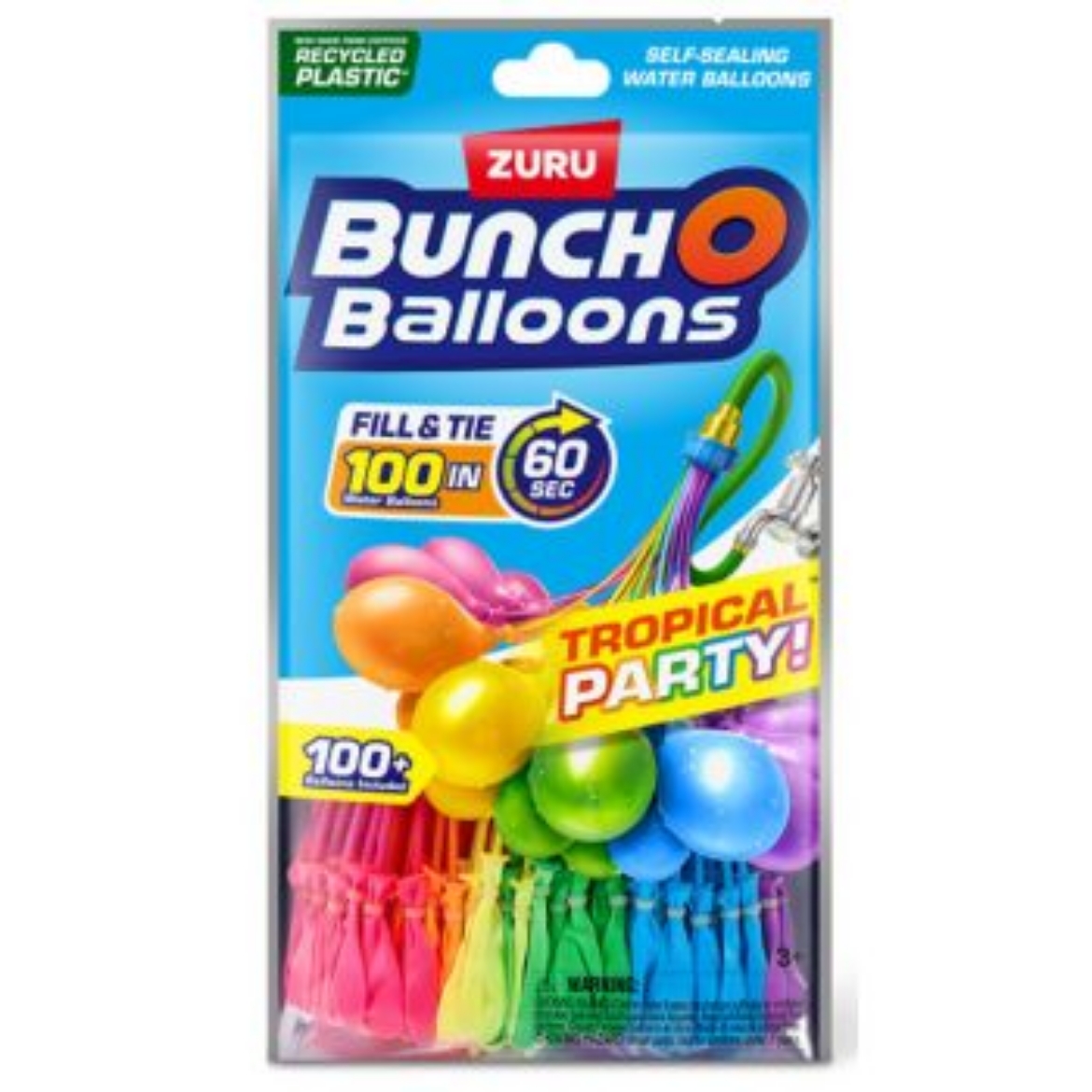 Picture of Zuru Bunch O Balloons Tropical Party 3pk   ( ONLY SOLD in Display of 12 )
