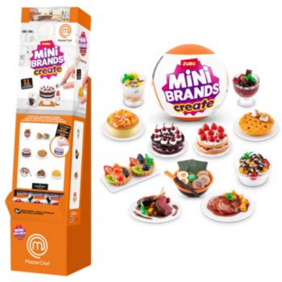 Picture of ZURU Mini Brands Create - MASTER CHEF Series 1 ( ONLY SOLD in Floor Display of 60 ) ( was RRP $14.99 )