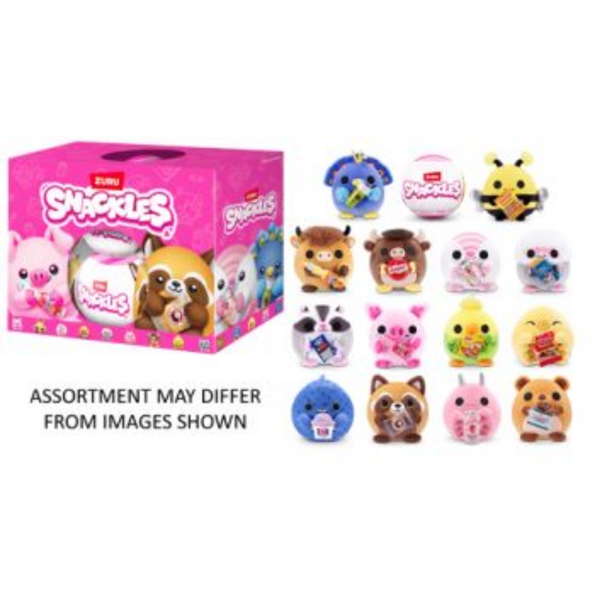 Picture of ZURU Snackles Core Licensed 5" Capsule WAVE 3  assorted ( ONLY SOLD in Display of 15 )
