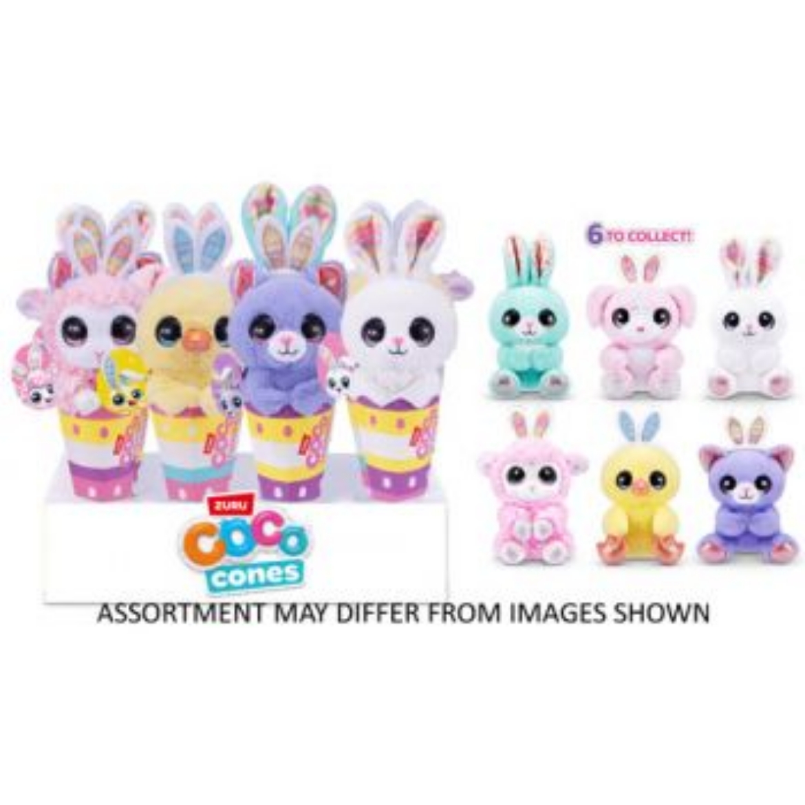 Picture of ZURU Coco Cones BUNNY assorted ( ONLY SOLD in Display of 12 )