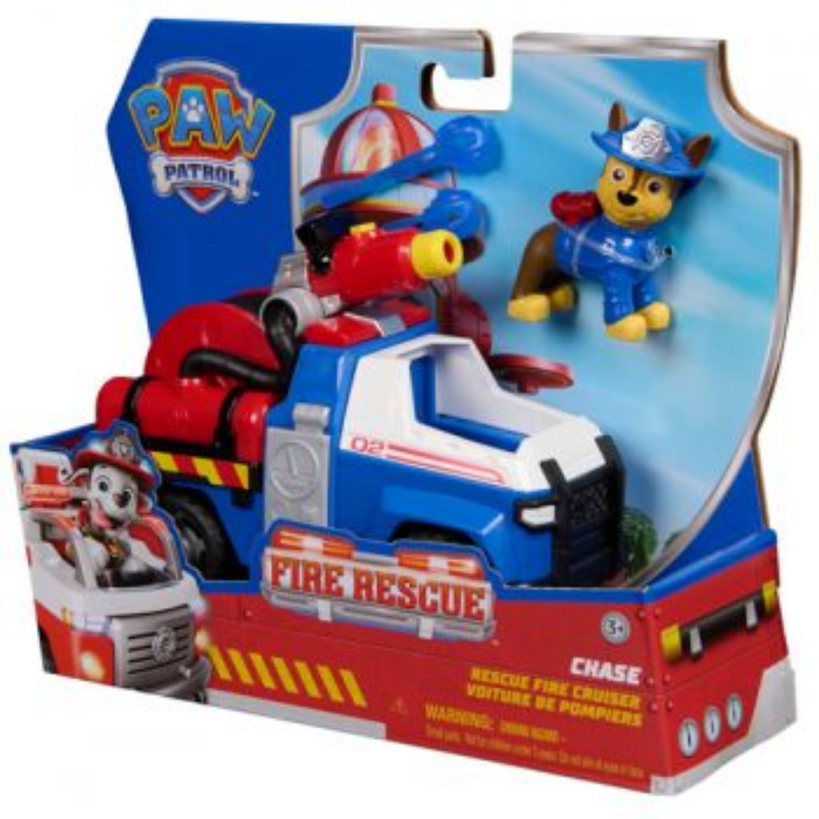 Picture of PAW Patrol Fire Rescue Themed Vehicle - Chase Solid