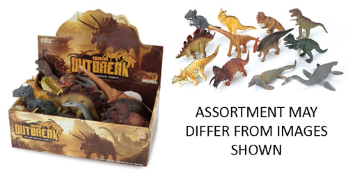 Picture of 12pc Dinosaurs assorted ( ONLY SOLD in display of 12 ) ( was RRP $4.99 )