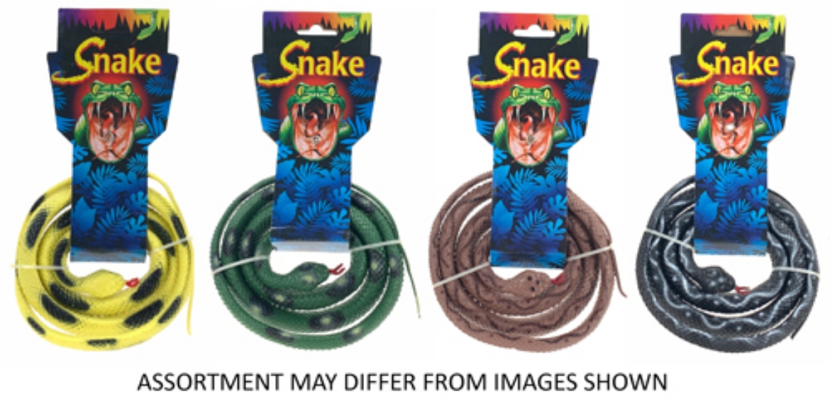 Picture of 48" Rubber Snakes assorted