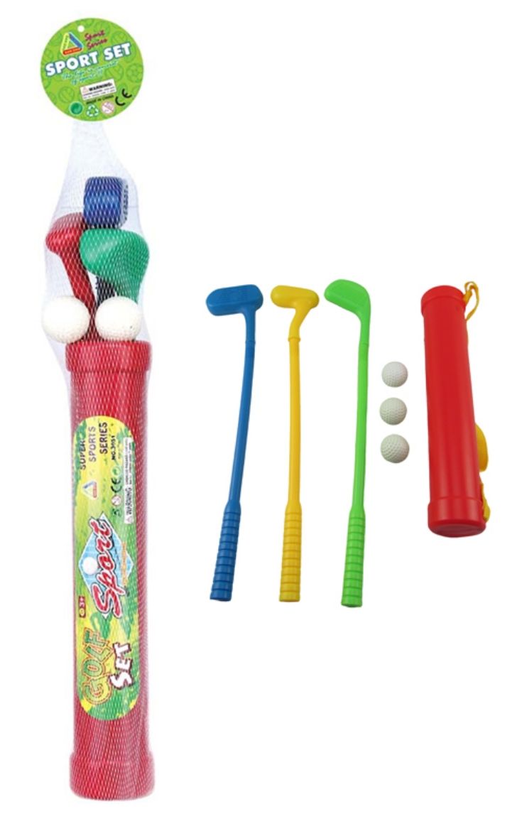 Picture of Golf Set in Plastic Caddy Bag