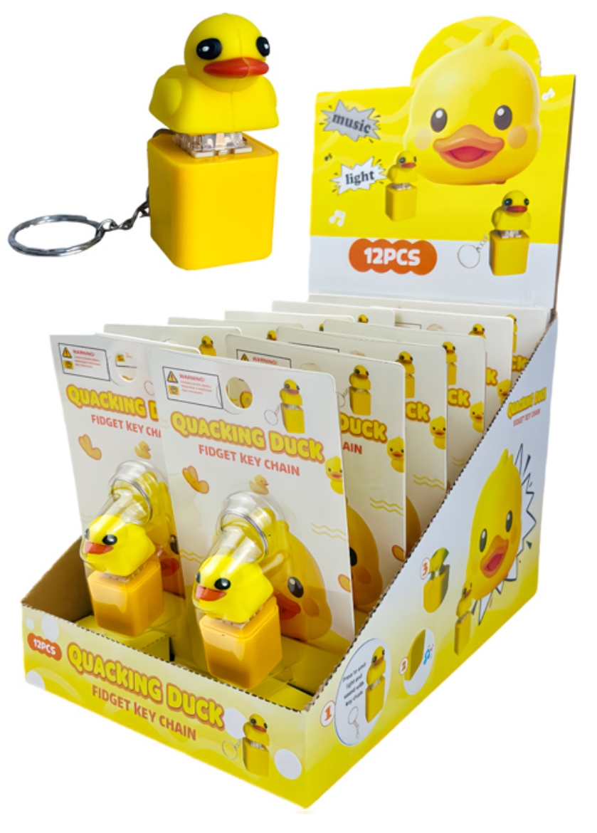 Picture of Quaking Duck Fidget Keychain ( ONLY SOLD in Display of 12 )