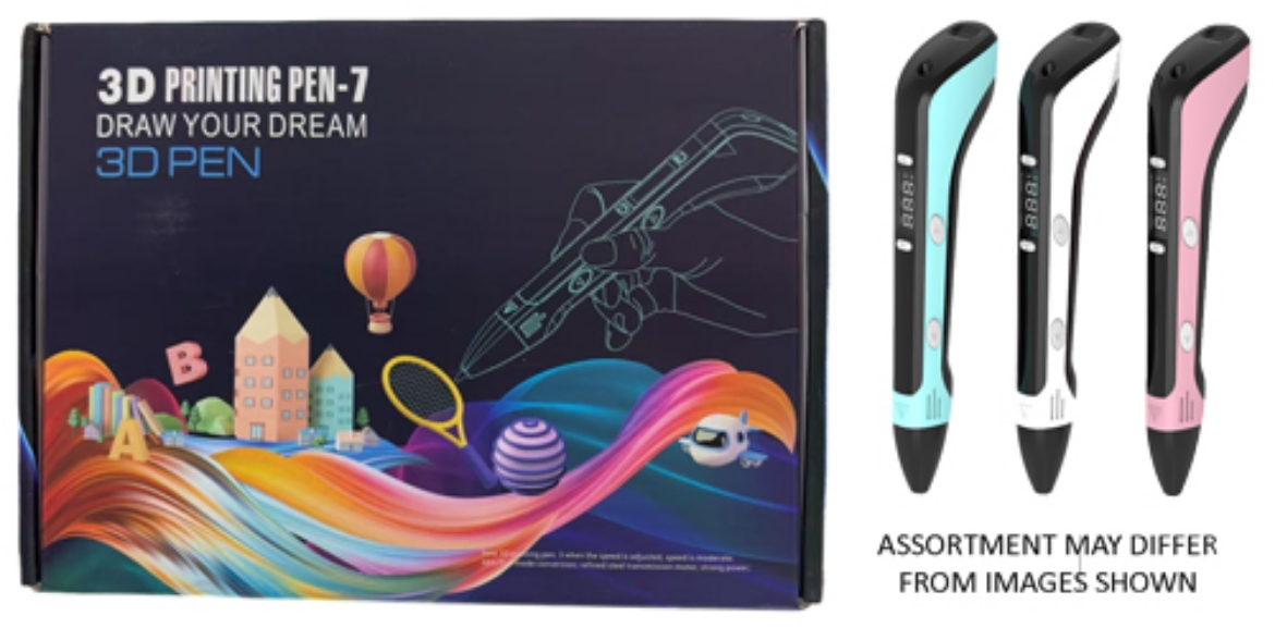 Picture of 3D Printing Pen with metal gearbox assorted