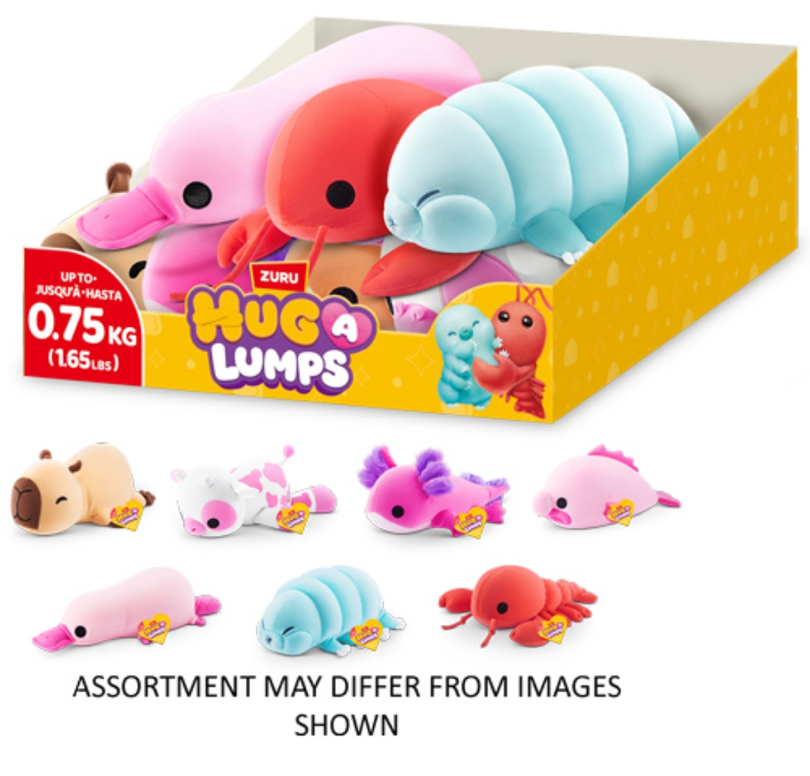 Picture of ZURU Hug a Lumps Small Series 1 assorted ( ONLY SOLD in Display of 7 )