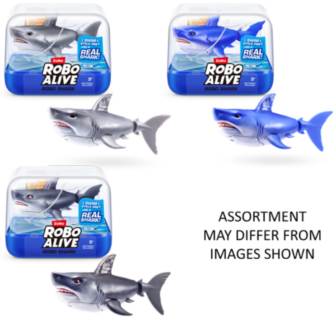 Picture of ZURU Robo Alive Shark assorted ( ONLY SOLD in Display of 12 )