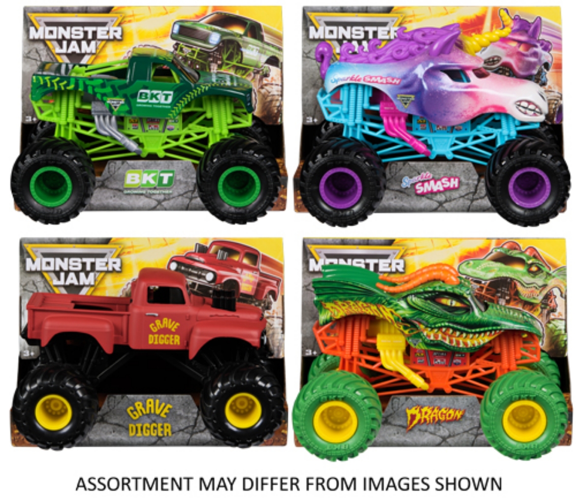 Picture of Monster Jam 1:24 Diecast Trucks assorted ( ONLY SOLD in Carton of 4 )