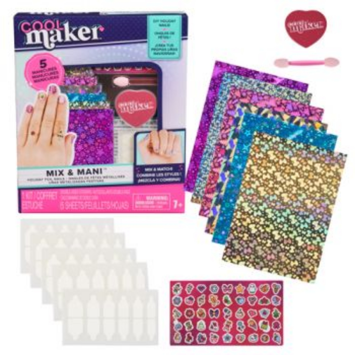 Picture of Cool Maker Foil Nails Holiday ( ONLY SOLD in Display of 7 )