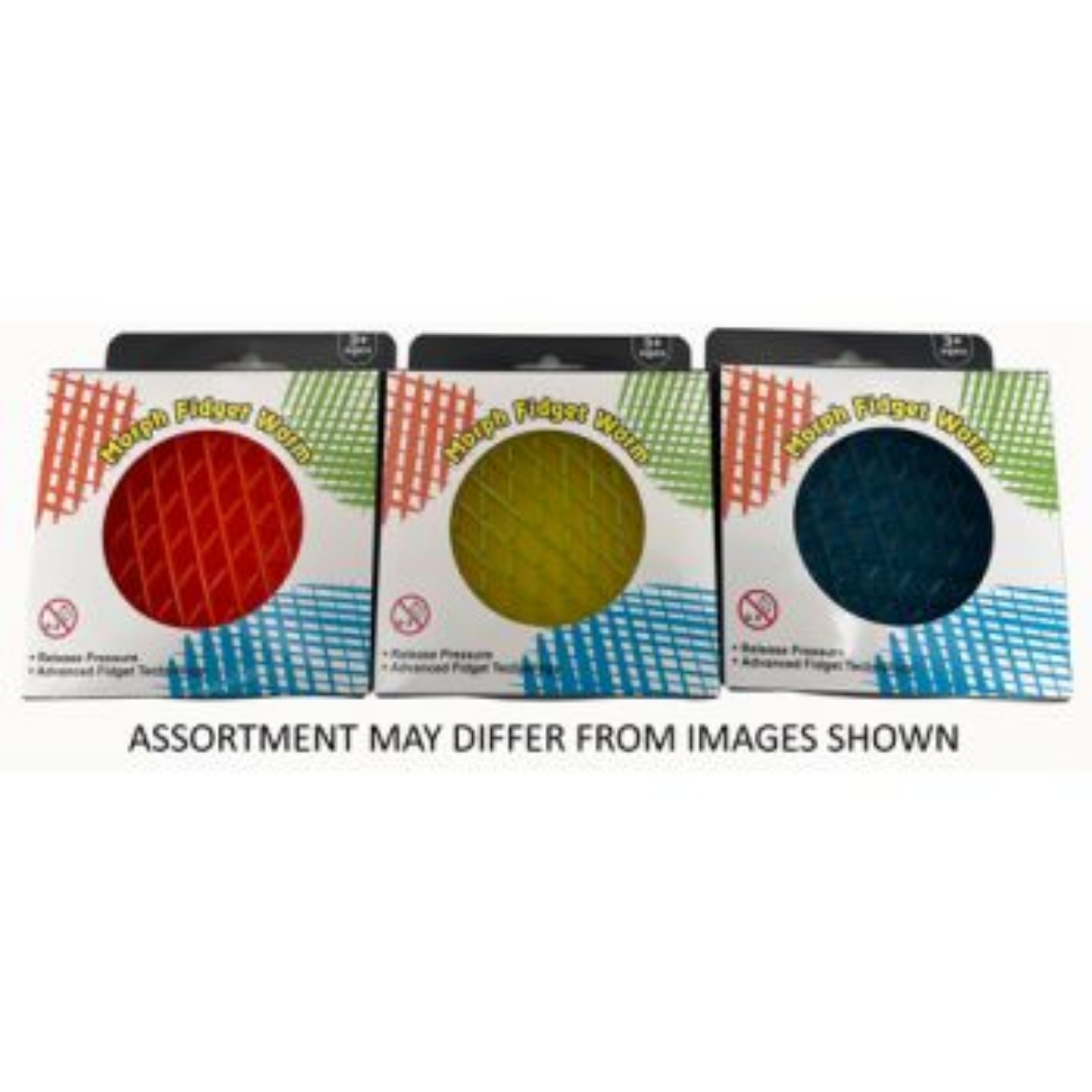 Picture of Morph Fidget Worm Large assorted ( ONLY SOLD in Display of 12 ) ( was RRP $9.99 )