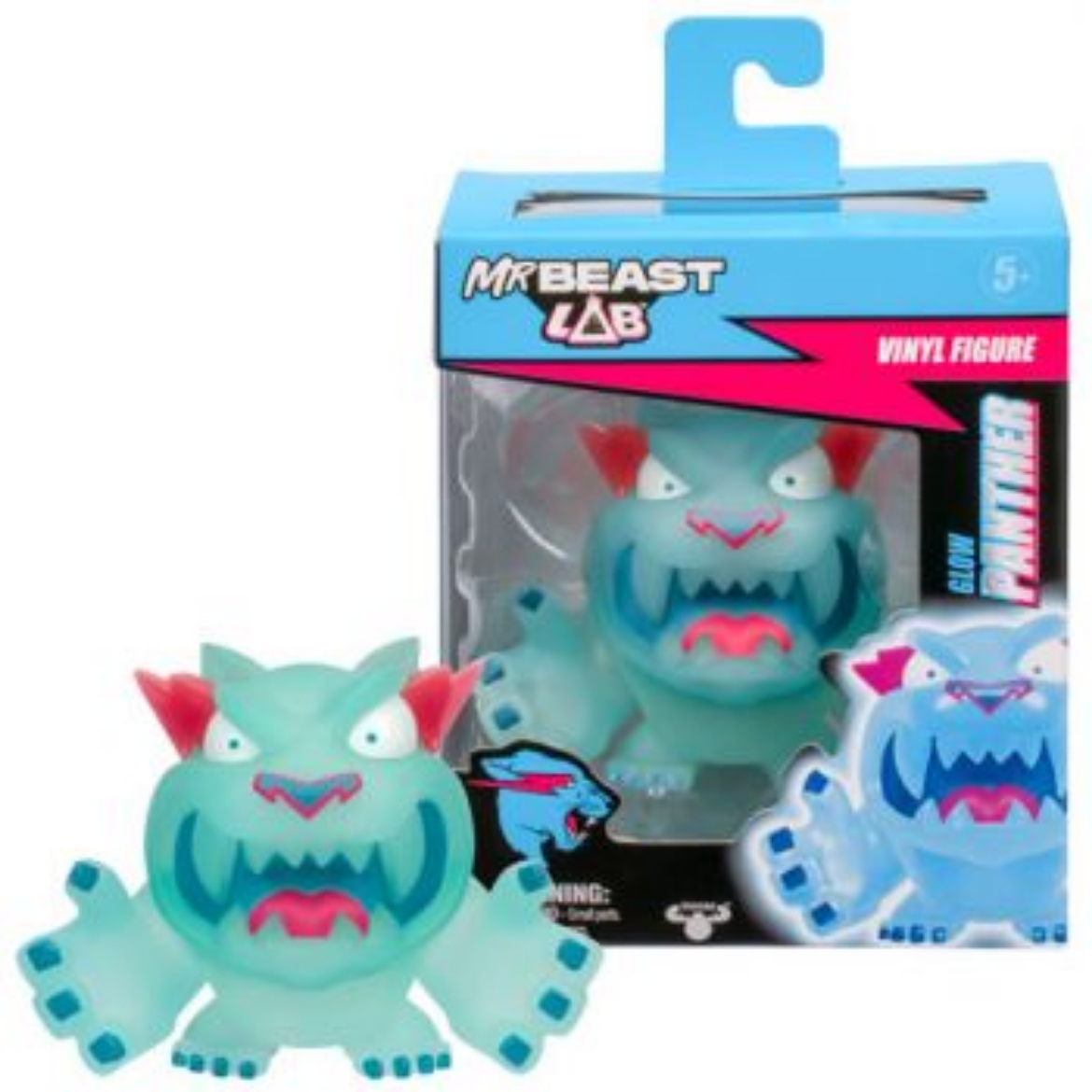 Picture of Mr Beast Lab Vinyl Figure Pack - Glow Panther ( was RRP $34.99 )