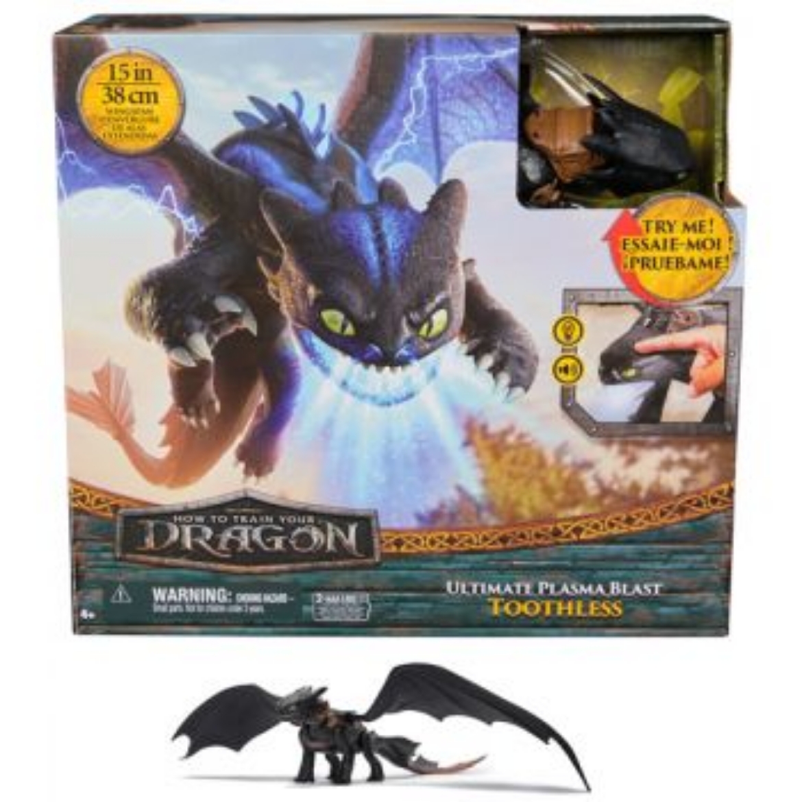 Picture of Dragon's Movie Plasma Blast Toothless Figure ( was RRP $69.99 )