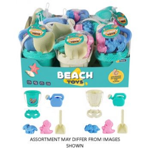 Picture of Beach Bucket Castle Set 14cm  (ONLY SOLD in Display of 8 )