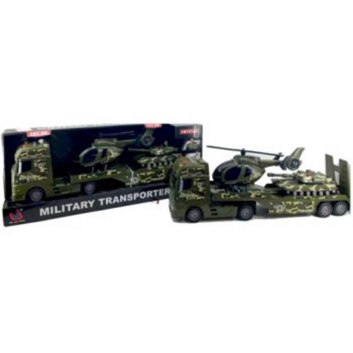 Picture of Military Transporter 44cm & 2 Vehicles with Lights & Sounds