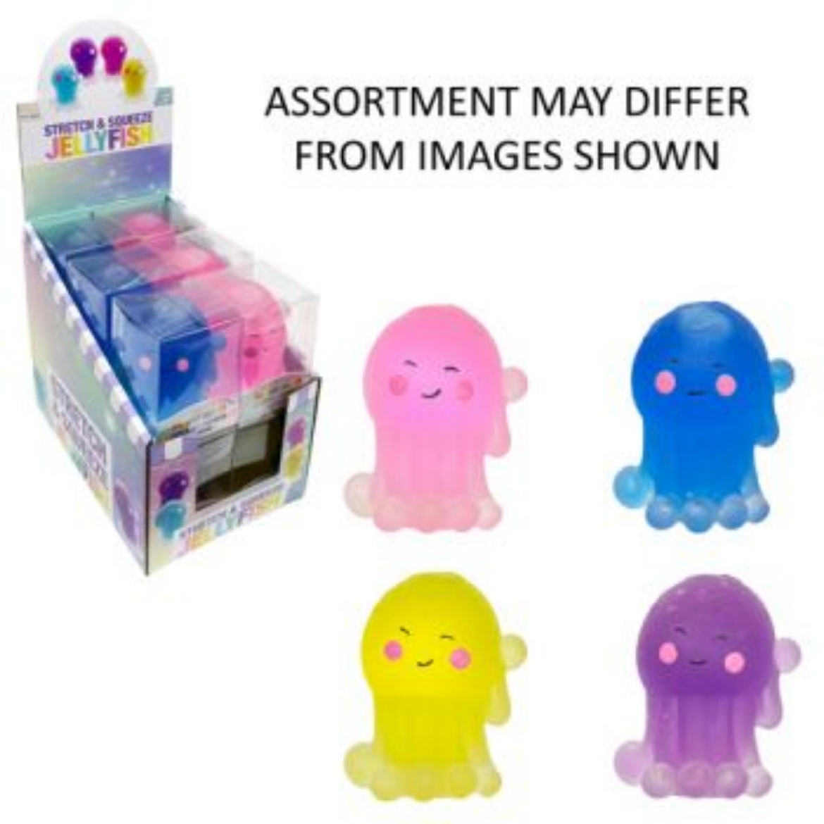 Picture of Stretch & Squeeze Jellyfish assorted ( ONLY SOLD in Display of 12 )