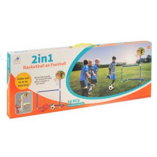 Picture of 2 In 1 Basketball & Football Goal