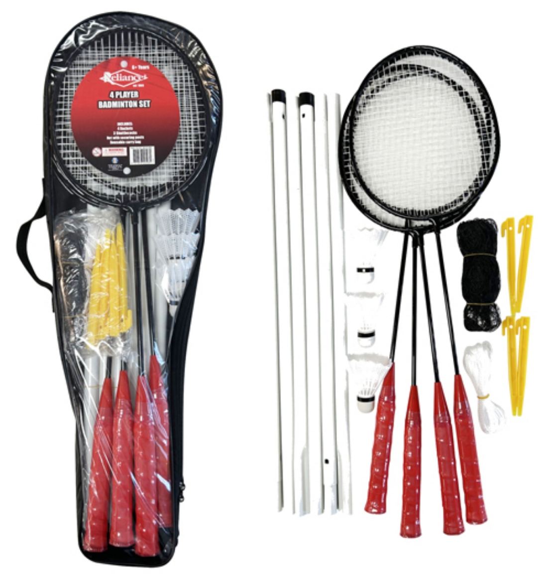 Picture of 4 Player Badminton Set  ( was RRP $39.99 )