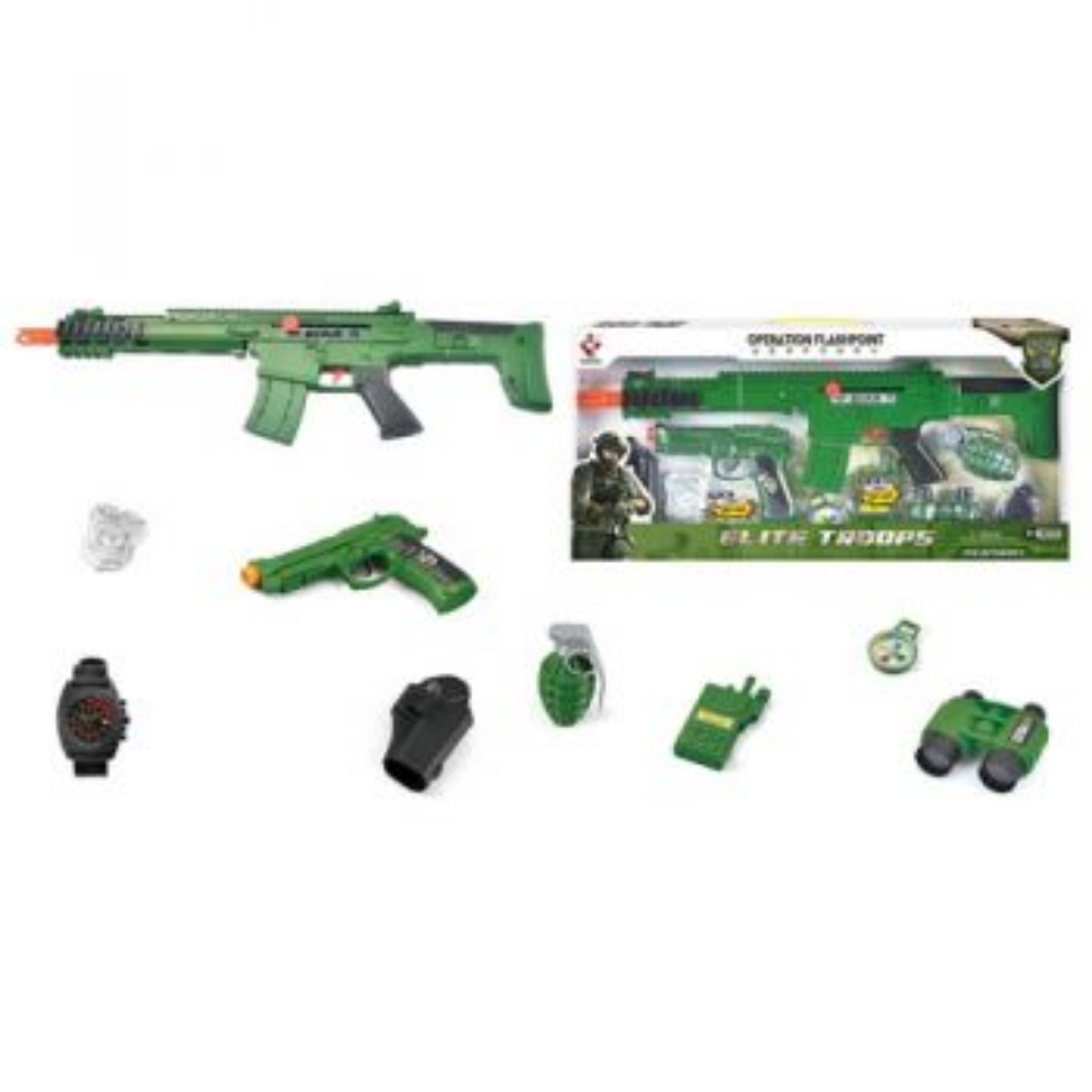 Picture of Elite Troops Weapon Playset 9pc ( was RRP $34.99 )