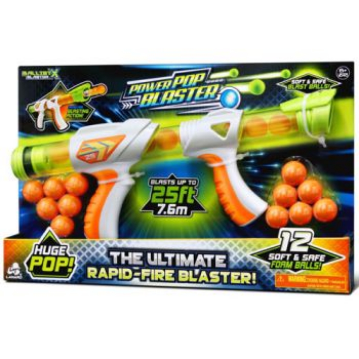 Picture of Ballist-X Power Pop Blaster includes 12 Balls