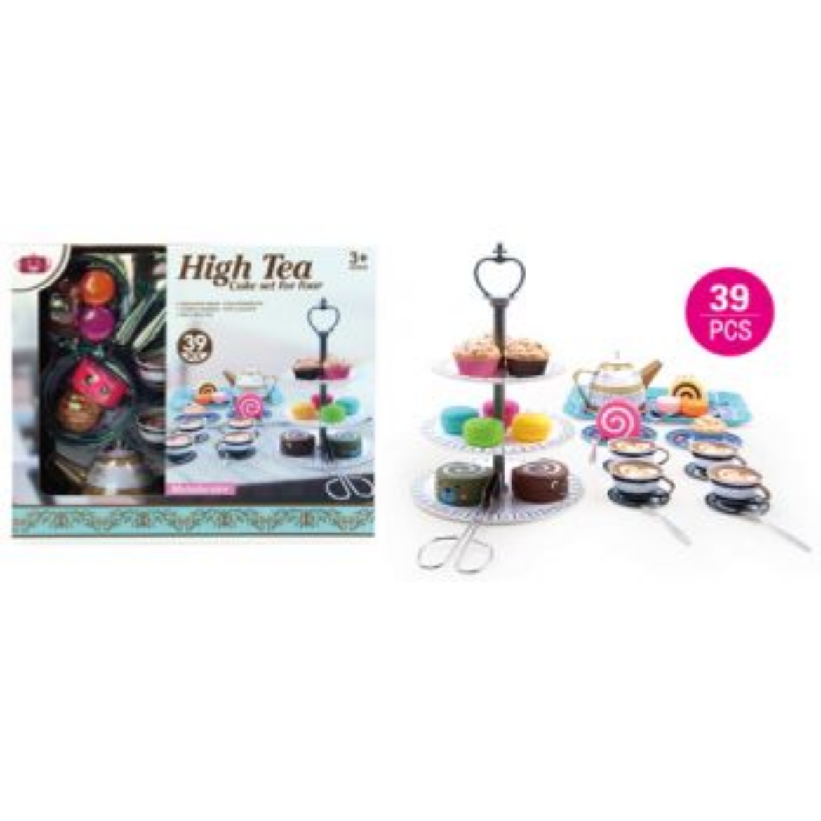 Picture of Metal High Tea Cake Playset 39pc ( was RRP $49.99 )