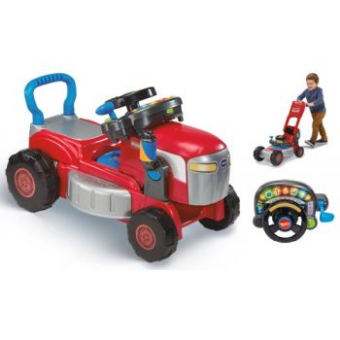 Picture of VTech 3 in 1 Mow & Grow Tractor Red