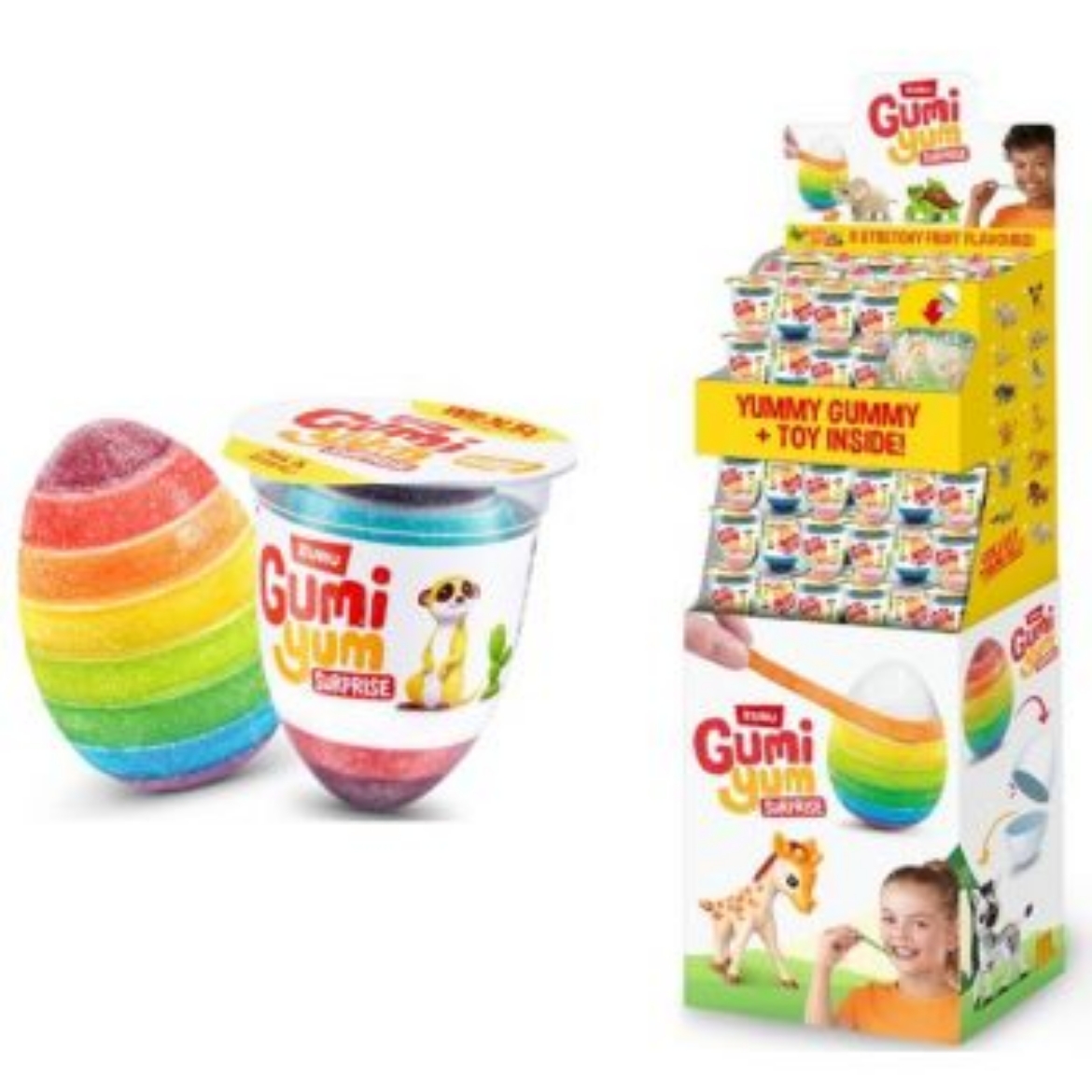 Picture of ZURU Gumi Yum Surprise - Wildlife Series 3 assorted ( ONLY SOLD in Display of 122 )