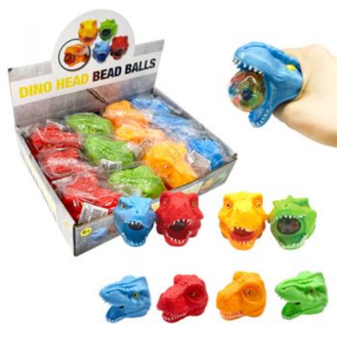 Picture of Dino Head Bead Ball ( ONLY SOLD in Display of 12 )