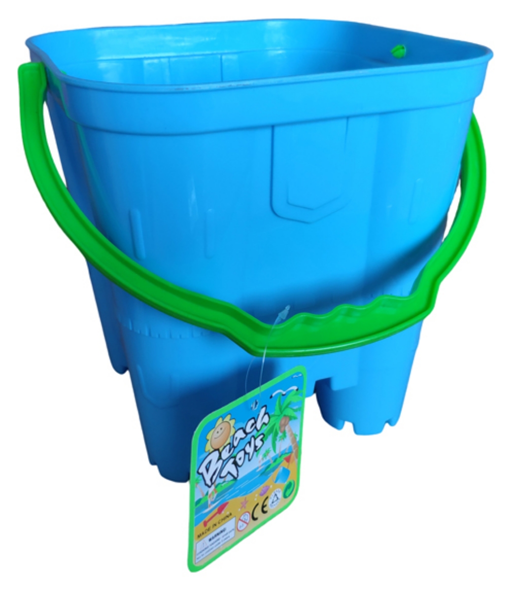 Picture of Beach Large Castle Bucket assorted ( was RRP $9.99 )