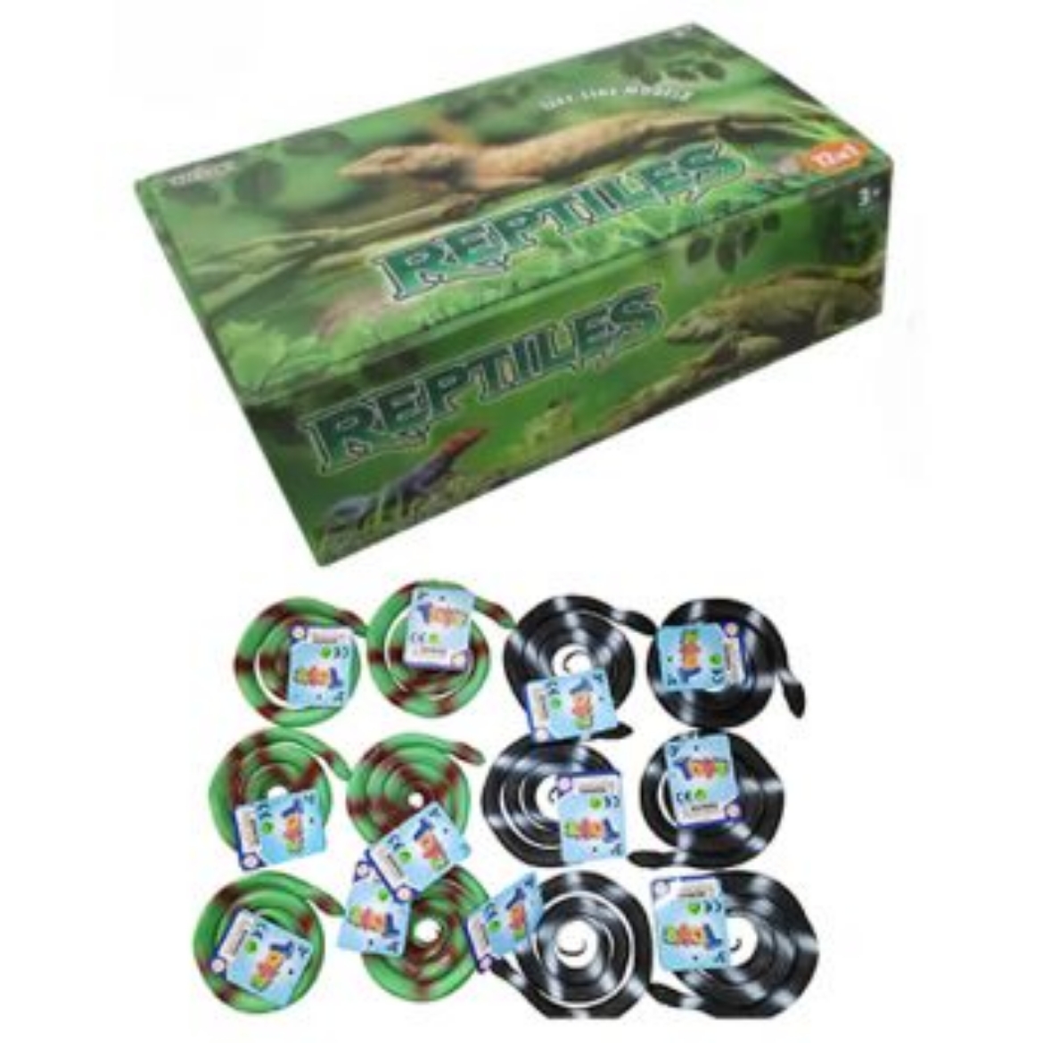 Picture of 12pc Rubber Snakes assorted ( ONLY SOLD in display of 12 )