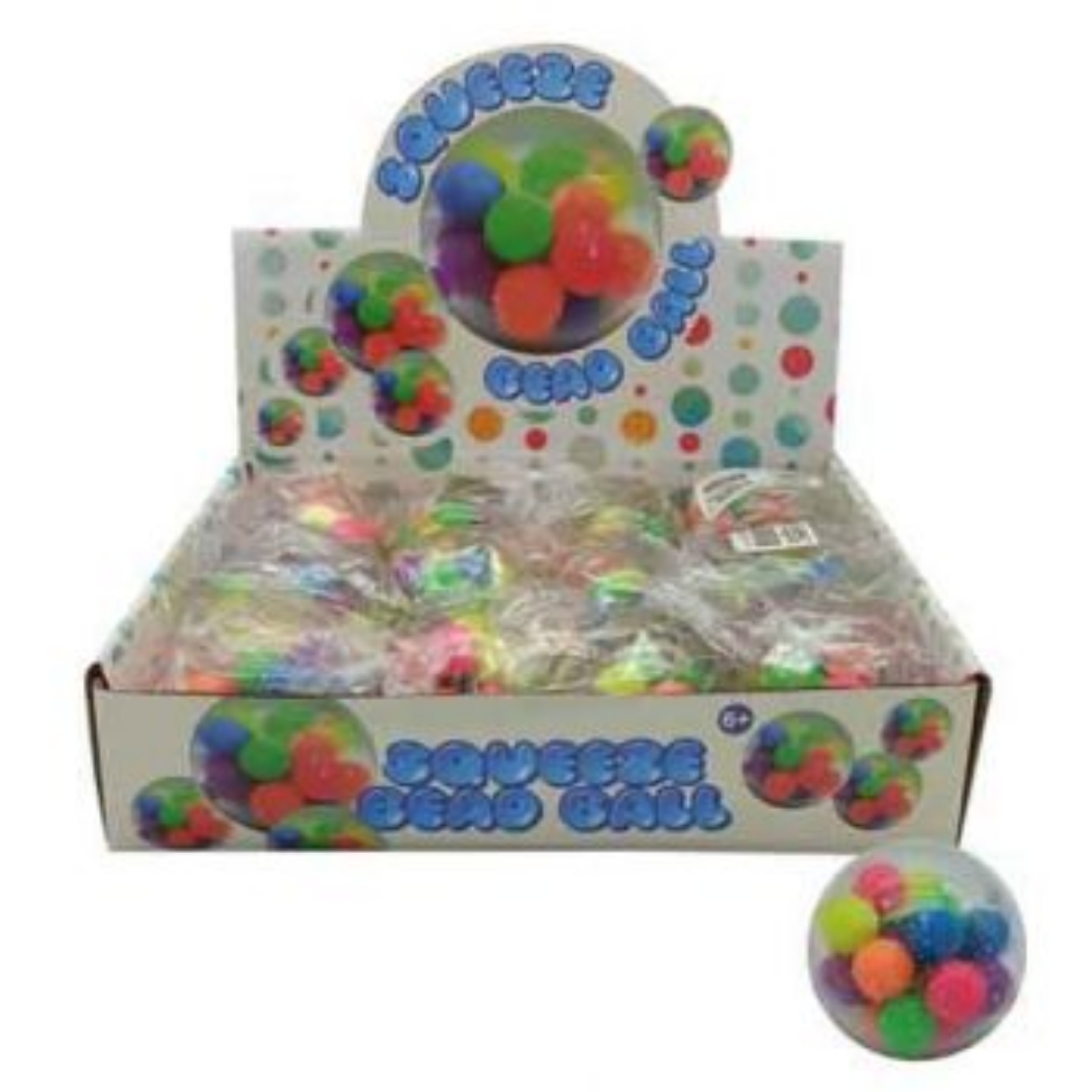 Picture of Squeeze Bead Ball assorted ( ONLY SOLD in Display of 12 )
