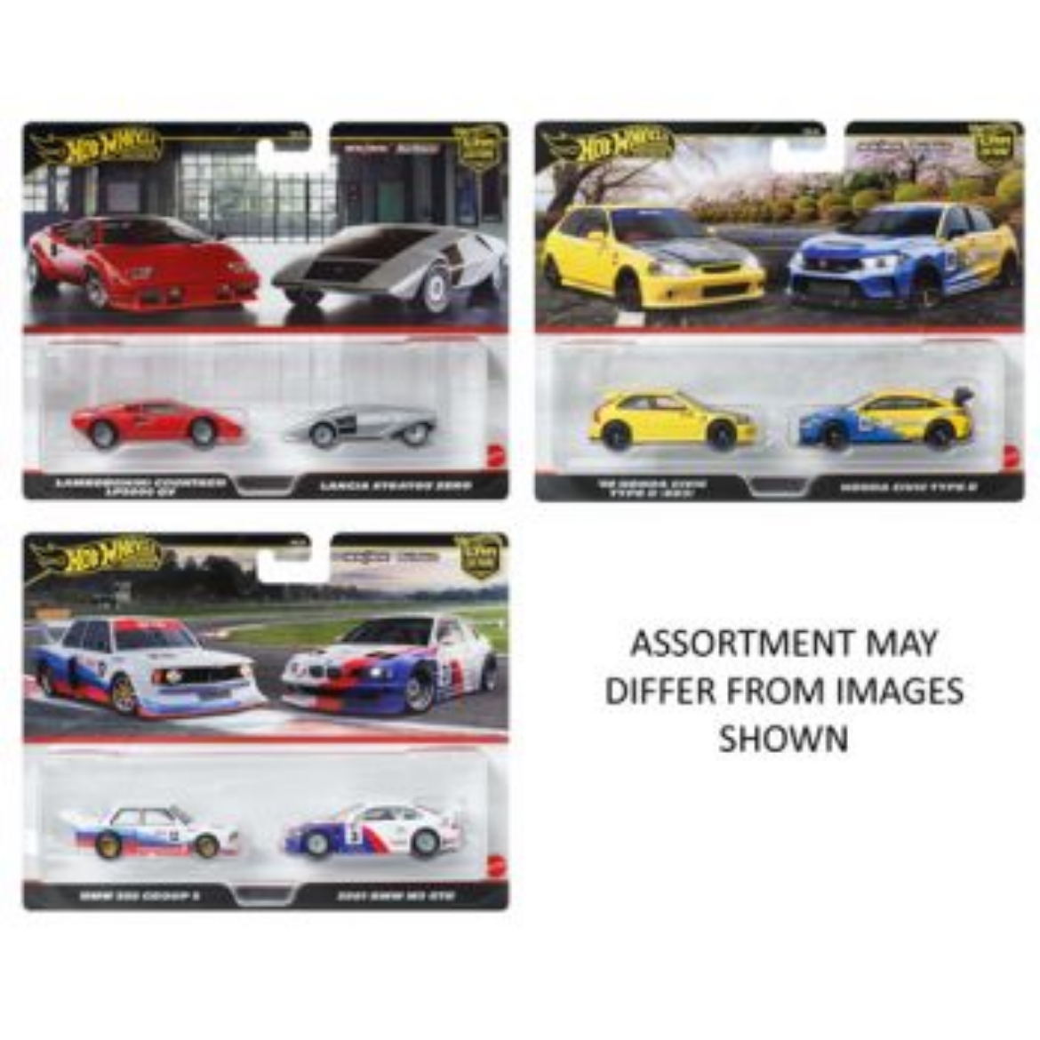Picture of Hot Wheels Premium Car Culture 2 Pack assorted ( ONLY SOLD in Carton of 8 )