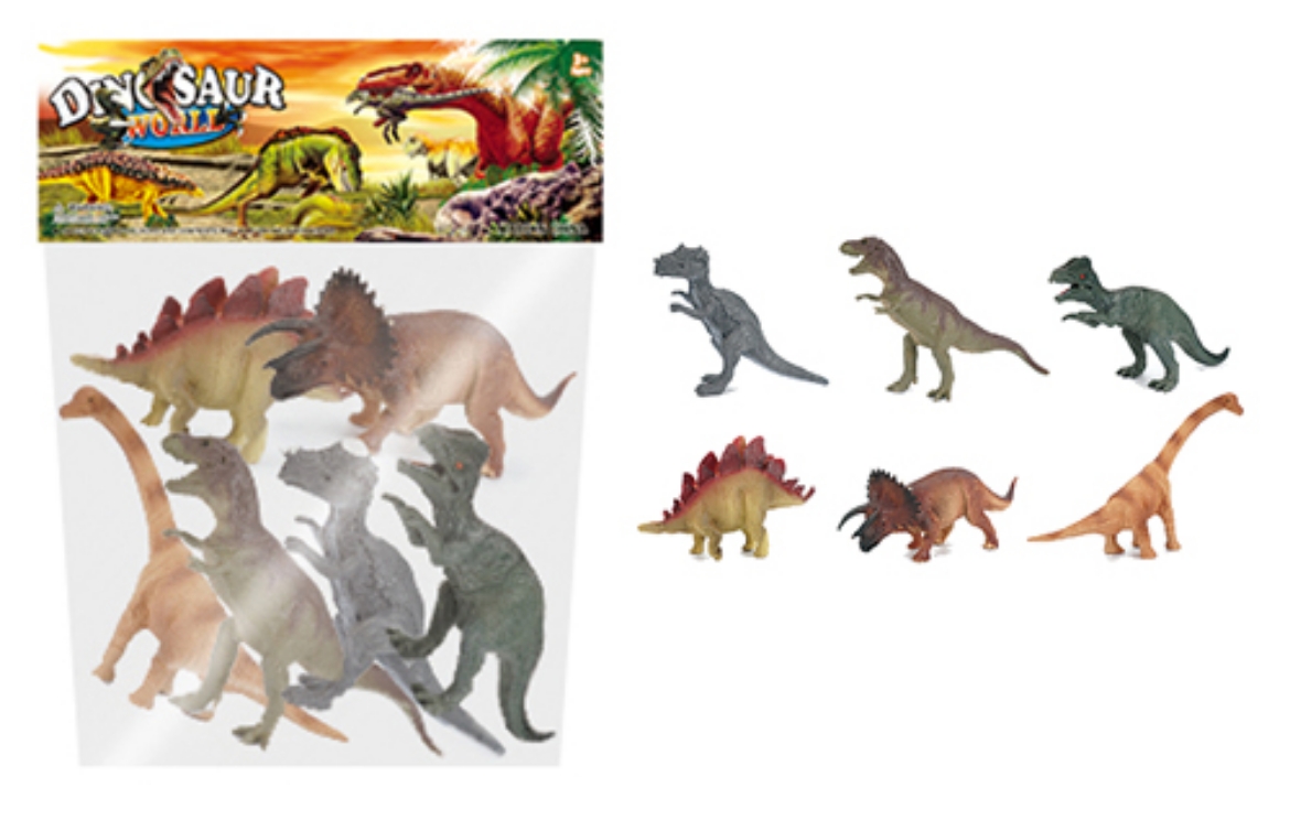 Picture of 6pc Large Dinosaurs in Bag ( was RRP $19.99 )