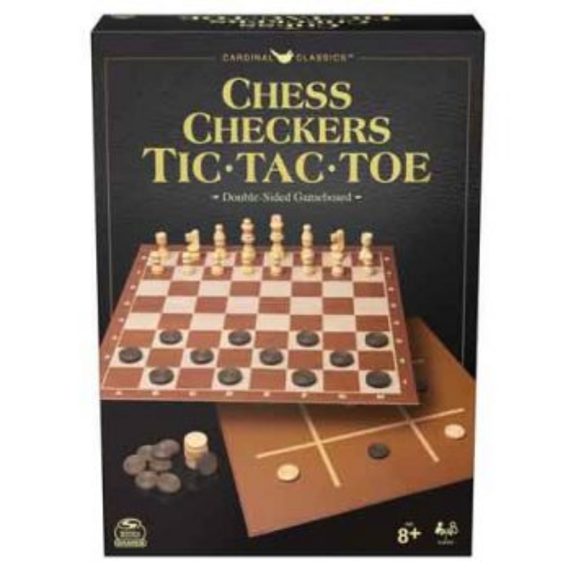 Picture of Classic Games Chess, Checkers & Tic Tac Toe