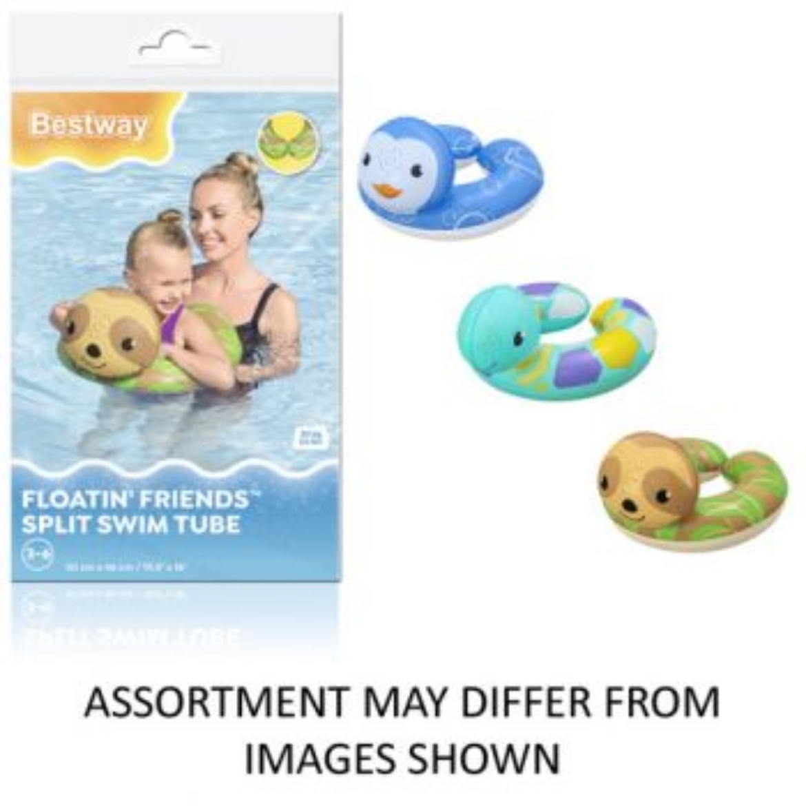 Picture of Floating Friends Split Swim Tube assorted