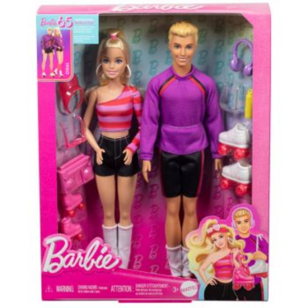 Picture of Barbie Ken & Barbie Fashionista Doll 2pk - 65th Anniversary