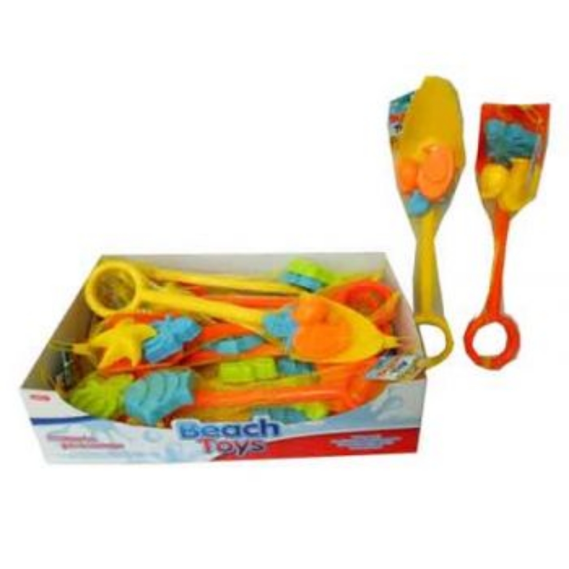 Picture of 45cm Beach Spade with Moulds assorted ( ONLY SOLD in Display of 12 ) ( was RRP $5.99 )