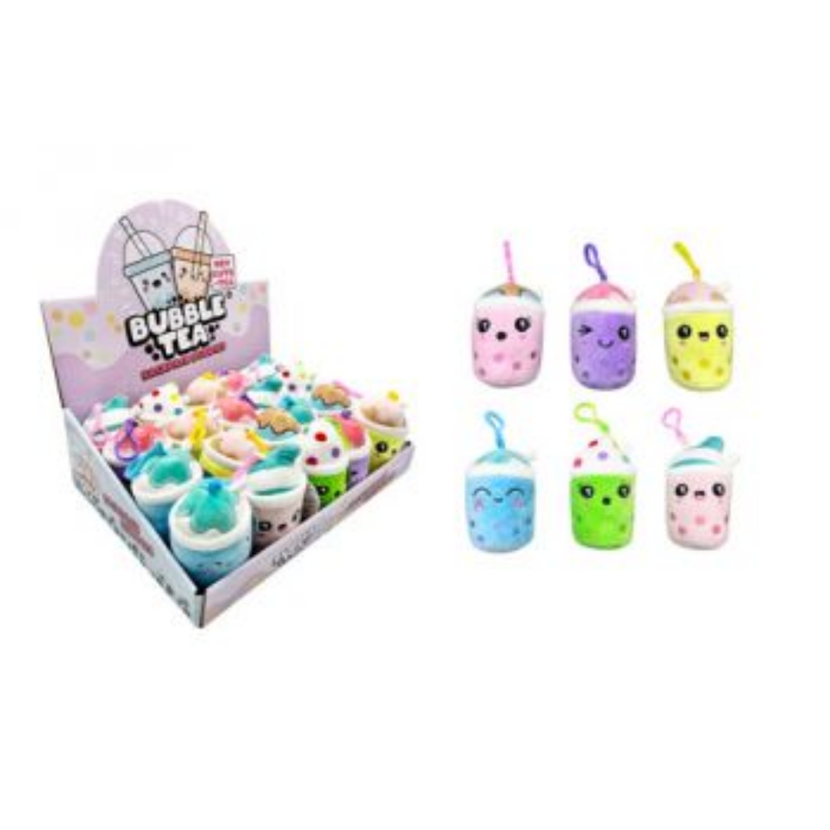 Picture of Bubble Tea Backpack Clip 10cm ( ONLY SOLD in Display of 20 )