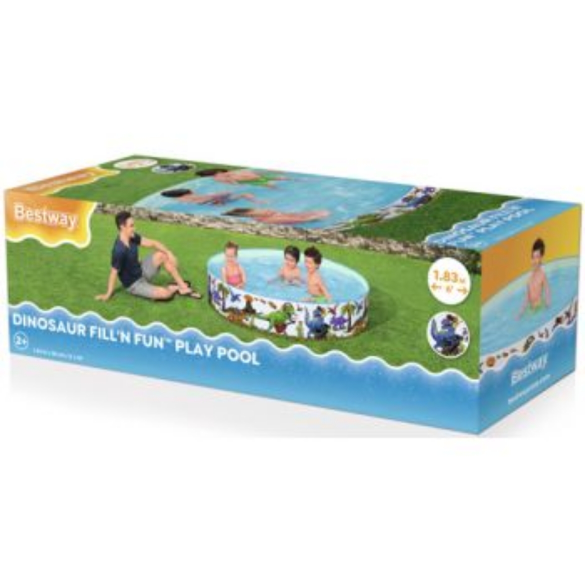 Picture of Fill n Swim Dinosaur 6ft Play Pool