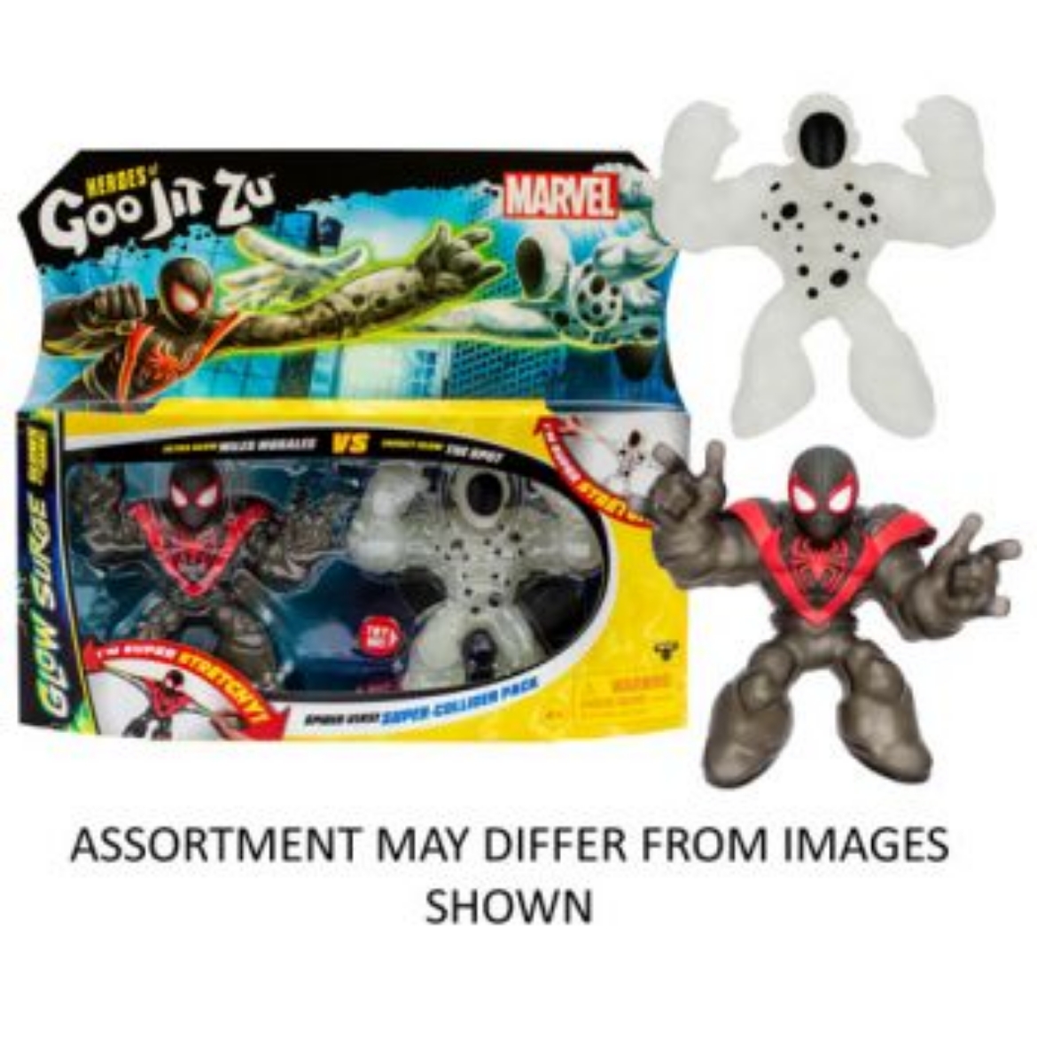 Picture of Heroes of Goo Jit Zu Marvel S9 Glow Surge Versus Pack assorted ( ONLY SOLD in Carton of 4 )