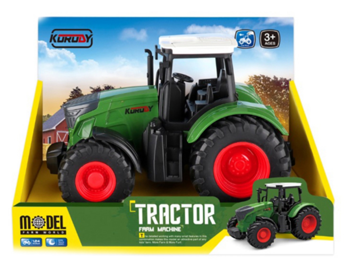 Picture of Farm Tractor 1:24 Freewheel 19cm