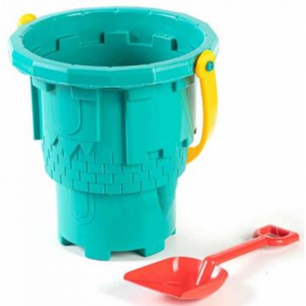 Picture of Beach Bucket Castle 19cm  with Spade
